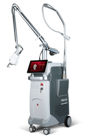 Fraxis Duo high power CO2 laser with micro needle radio frequency at GEM Skin, Hair and Laser Centre