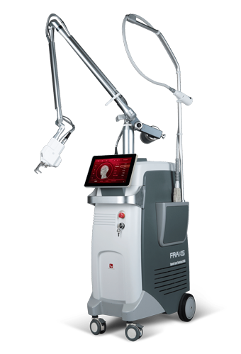 Fraxis Duo high power CO2 laser with micro needle radio frequency at GEM Skin, Hair and Laser Centre